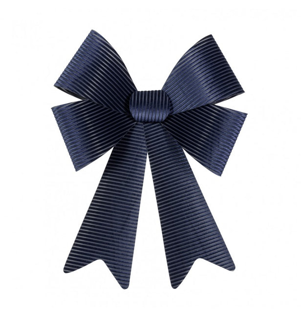 Ciemnoniebieska kokarda Velvet 66 cm