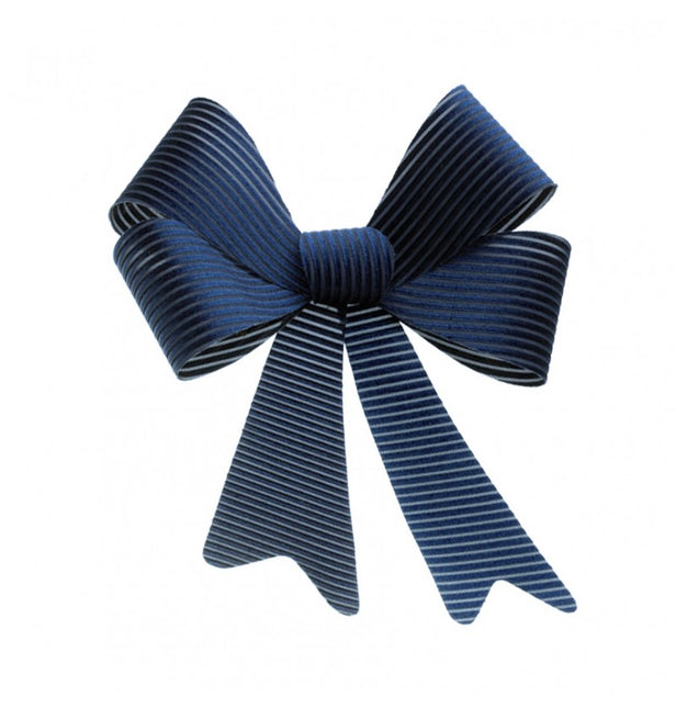 Ciemnoniebieska kokarda Velvet 51 cm