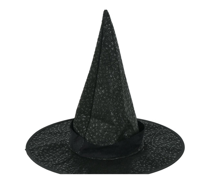 Kapelusz czarnej wiedźmy na Halloween
