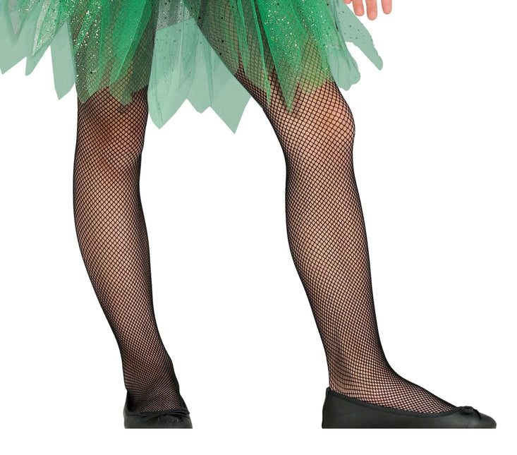 Halloweenowe rajstopy kabaretki czarne dziecięce