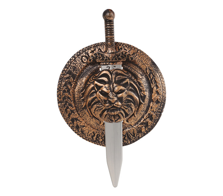 Tarcza dziecięca 29 cm i miecz 48 cm