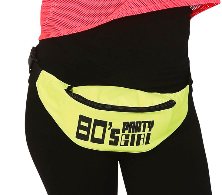 Żółta torba na biodra 80'S Party Girl