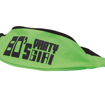 Zielona torba na biodra 80'S Party Girl