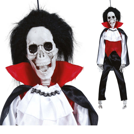 Wisząca dekoracja na Halloween Wampir 40 cm