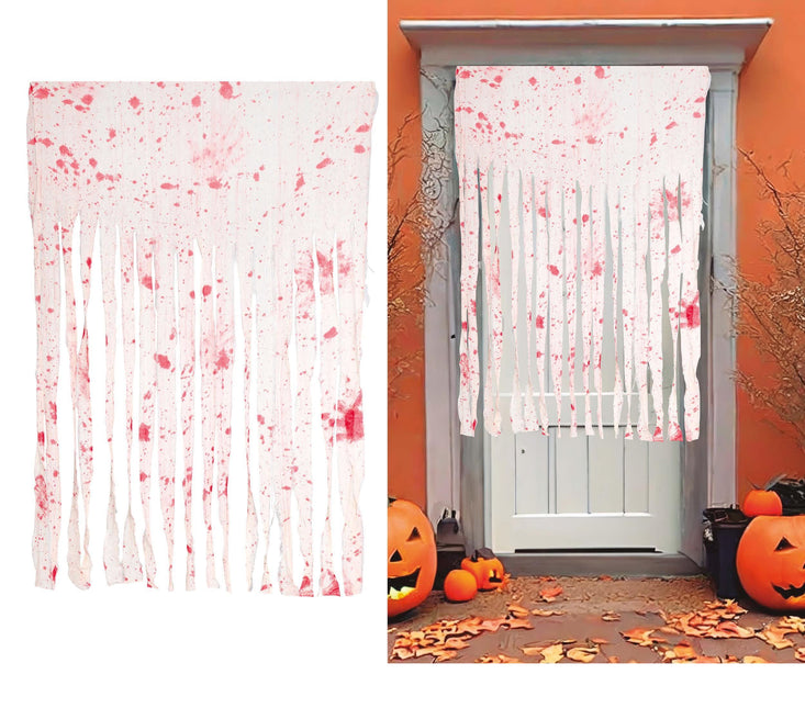 Krwawa kurtyna na Halloween 1,5 m