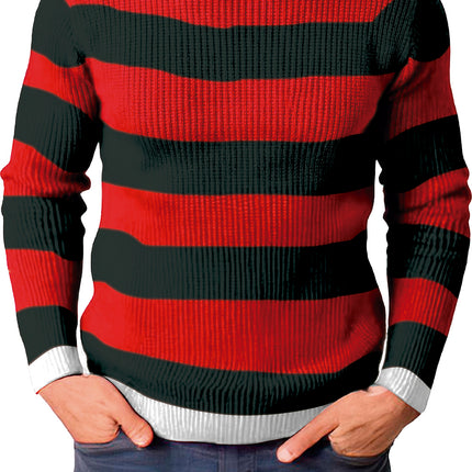 Sweter na Halloween Czerwono Czarny Zabójca