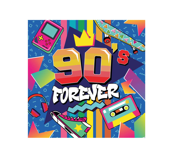 Serwetki 90s 33cm 12szt