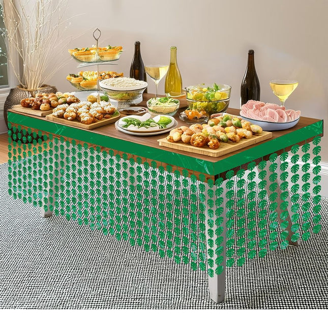 Obrus Hawaii Zielone liście palmowe 4m