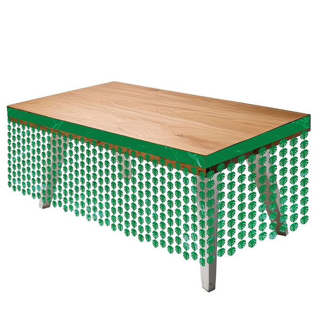 Obrus Hawaii Zielone liście palmowe 4m