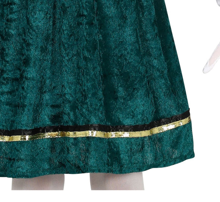 Pietenpak Sukienka dziecięca zielona/złota