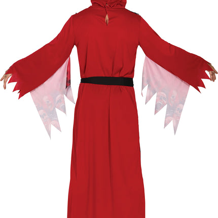 Kostium na Halloween Czerwony męski żniwiarz