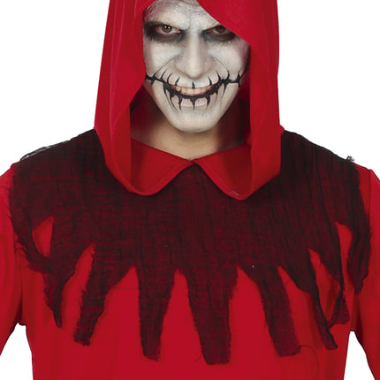 Kostium na Halloween Czerwony męski żniwiarz