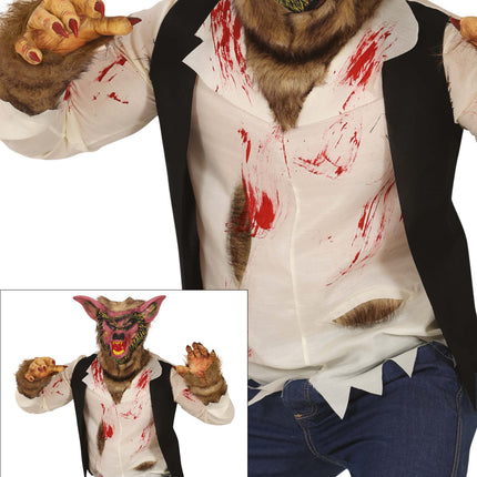 Kostium na Halloween dla mężczyzn Wilkołak