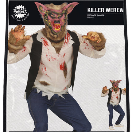 Kostium na Halloween dla mężczyzn Wilkołak
