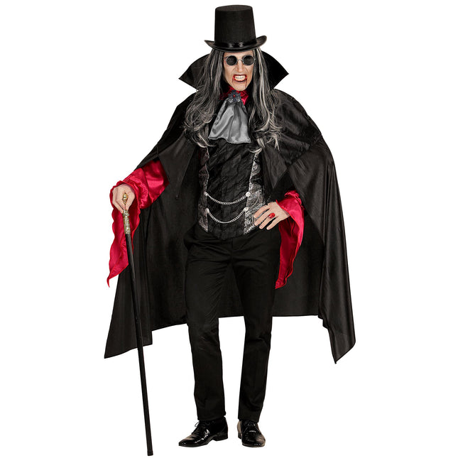 Kostium na Halloween Czarny męski wampir
