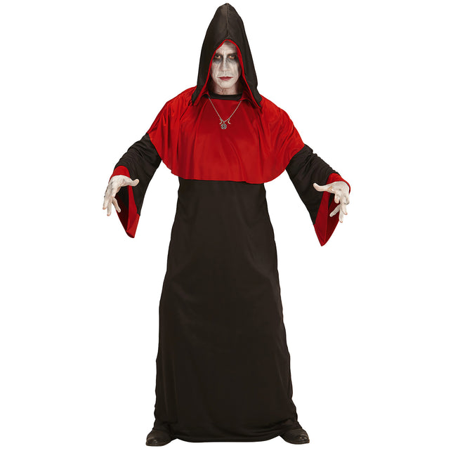 Kostium na Halloween Czarny czerwony męski demon
