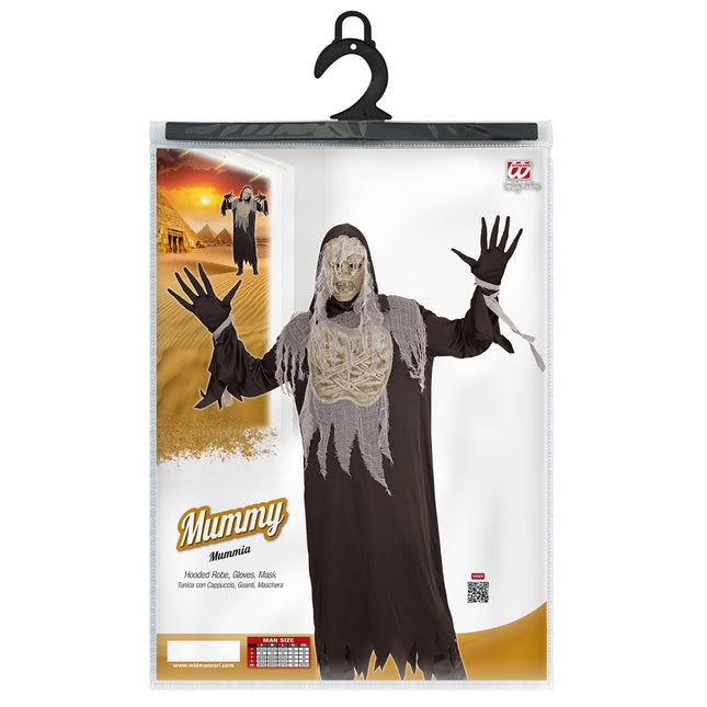 Kostium na Halloween Mumia męski 4-częściowy
