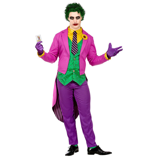 Kostium na Halloween Joker męski różowy