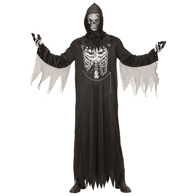 Kostium na Halloween Męski szkielet żniwiarza