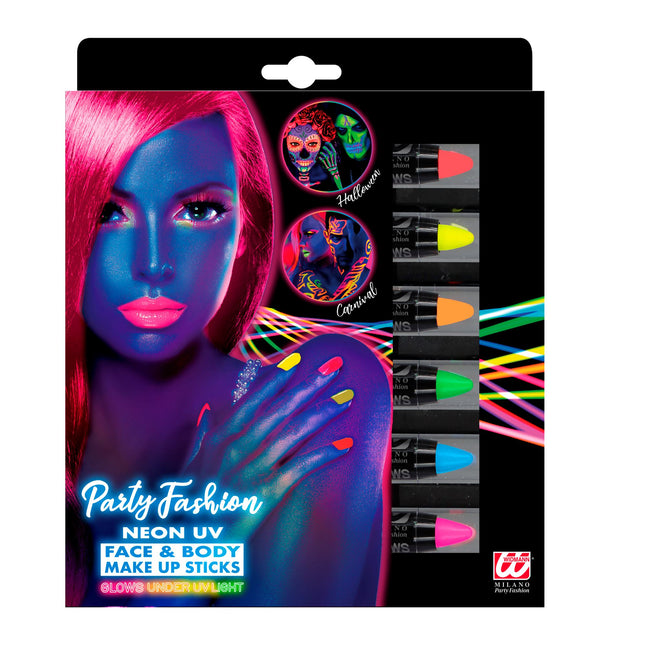 Kolorowy ołówek Schmink Glow In The Dark 3.5ml 6szt