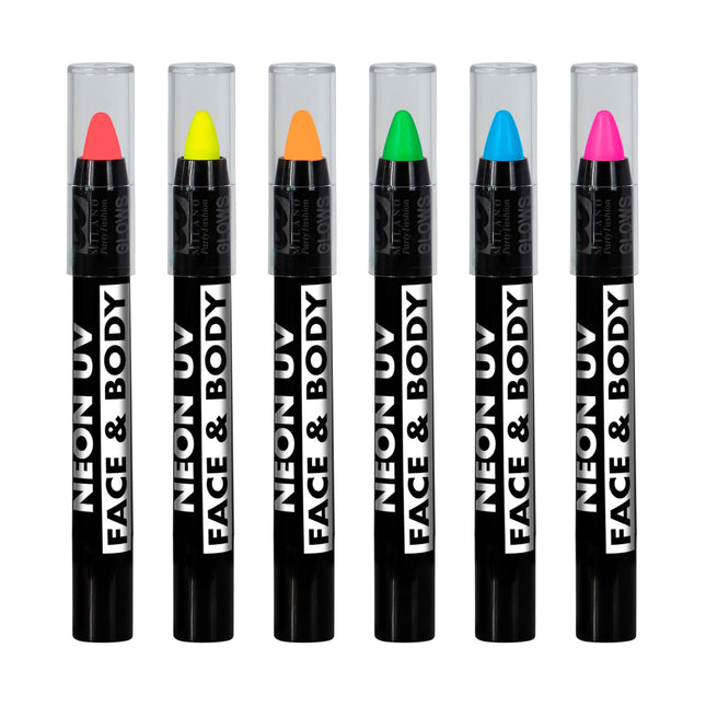 Kolorowy ołówek Schmink Glow In The Dark 3.5ml 6szt