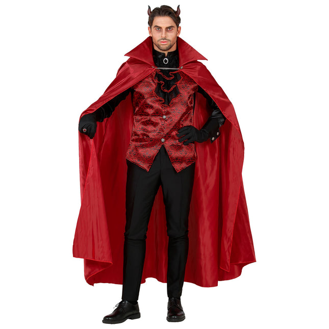 Kostium na Halloween Diabeł męski czarno-czerwony