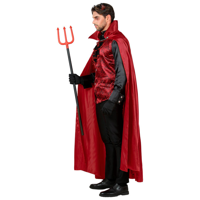 Kostium na Halloween Diabeł męski czarno-czerwony