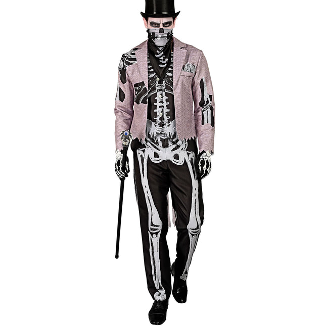 Kostium na Halloween Męski Pan Młody Szkielet