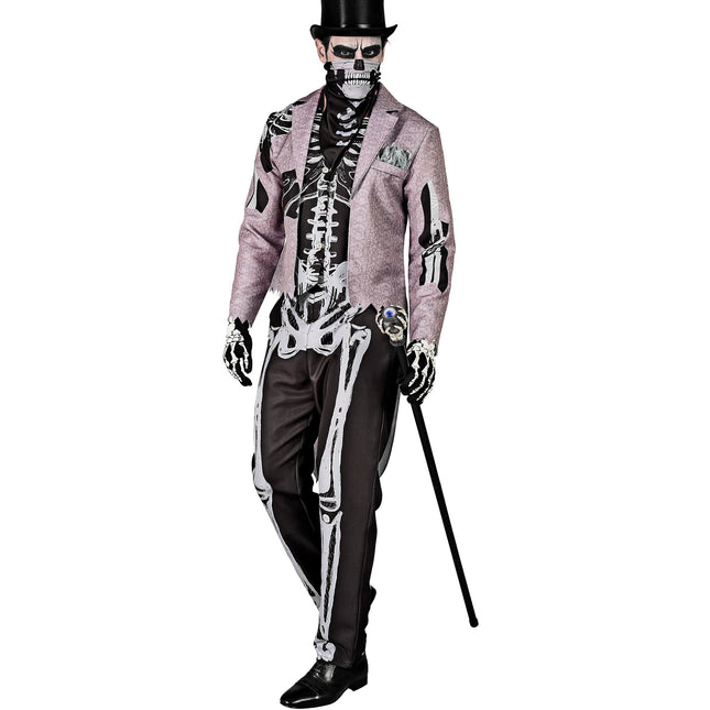 Kostium na Halloween Męski Pan Młody Szkielet