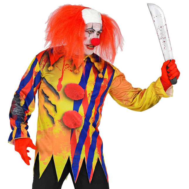 Męska koszula klauna na Halloween