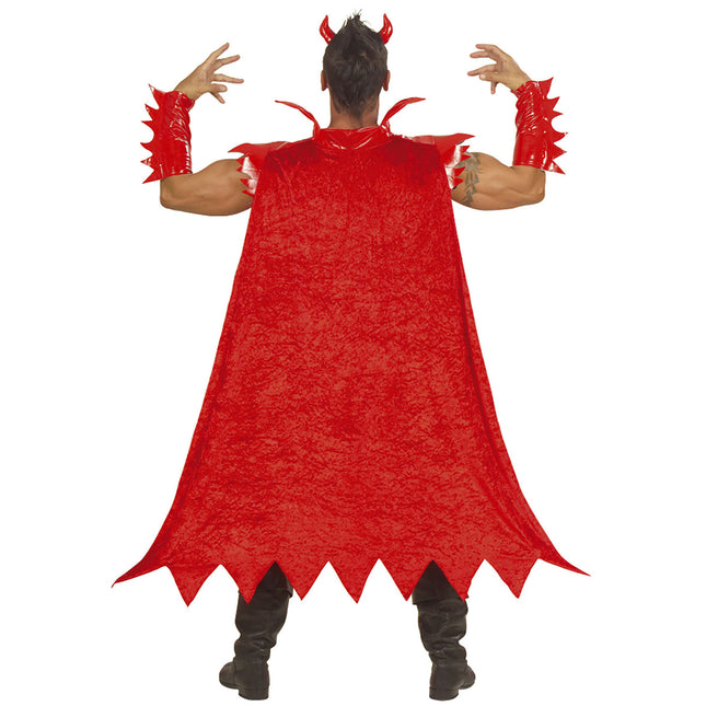 Kostium na Halloween Diabeł męski czerwony