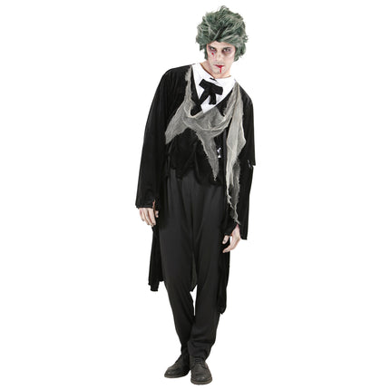 Kostium na Halloween dla mężczyzn Zombie 4-częściowy