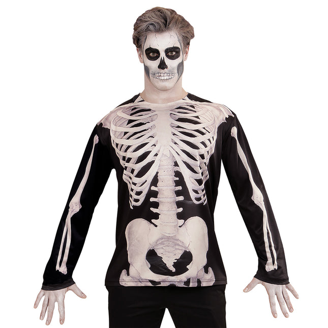 Halloweenowa koszula męska Szkielet