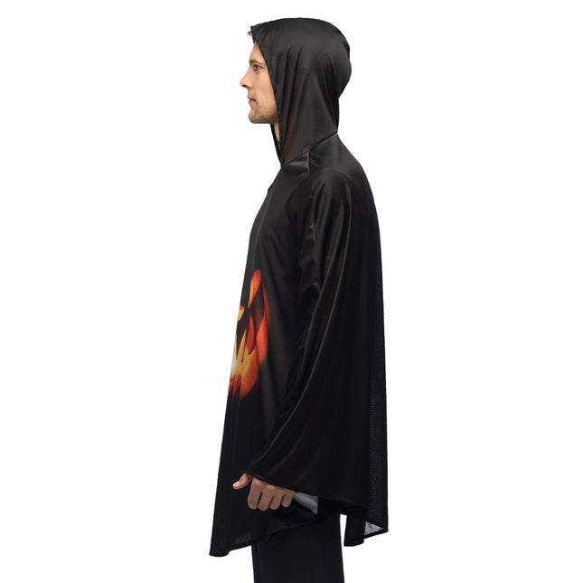 Halloweenowe poncho z dynią