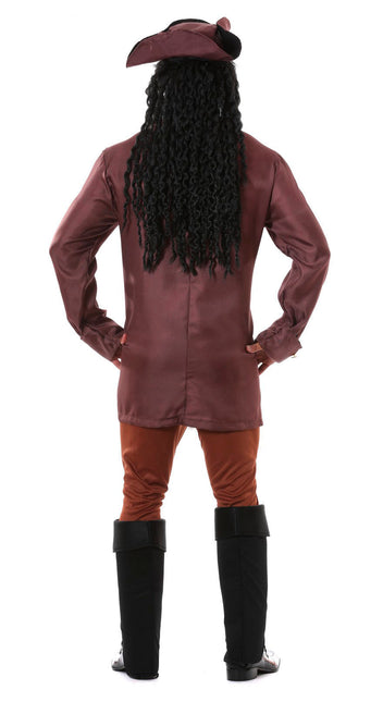 Brązowy kostium pirata