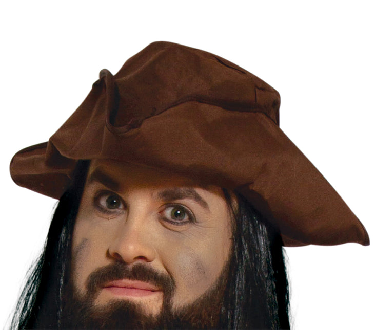 Brązowy kostium pirata