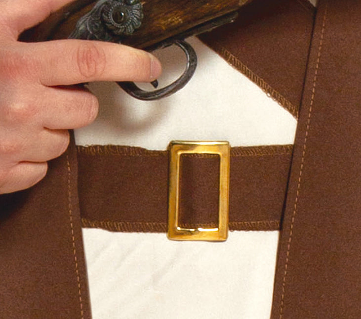 Brązowy kostium pirata