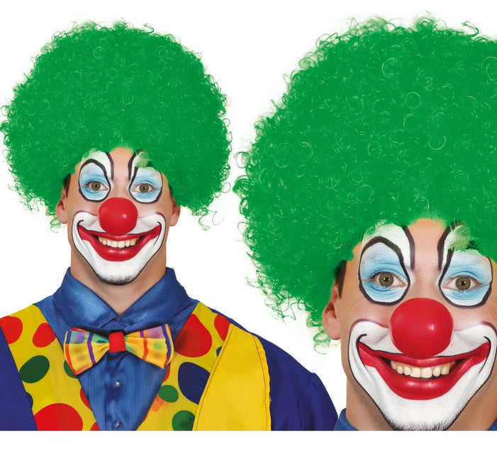 Zielone loki z peruki