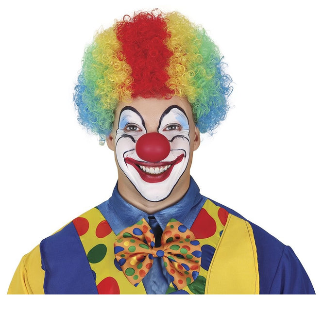 Wielokolorowa peruka z lokami