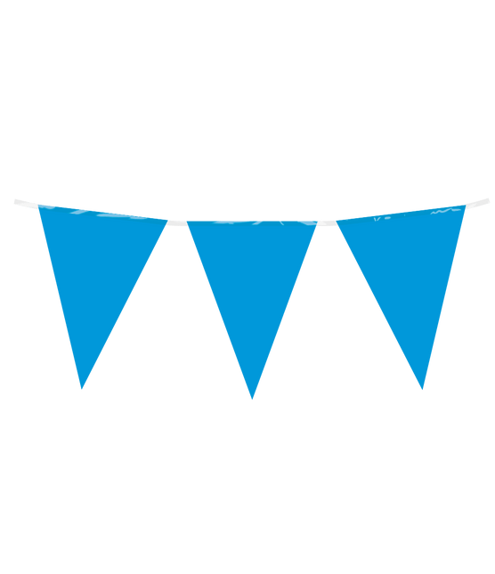 Blauwe Slinger Plastic 10m van Paper Dreams koop je bij Partywinkel