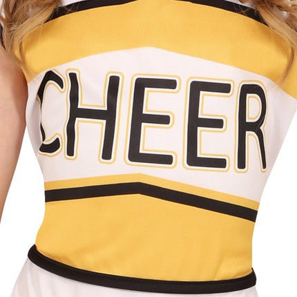 Cheerleader Jurk Geel Meisje van Fiestas Guirca koop je bij Partywinkel