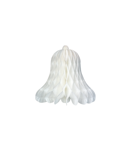 Dzwonek świąteczny 30 cm - biały