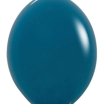 Donkerblauwe Ballonnen Voor Ballonnenslinger 30cm 50st van Sempertex koop je bij Partywinkel