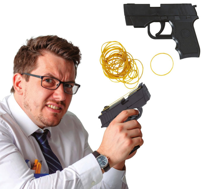 Elastiekpistool 17 cm van Fiestas Guirca koop je bij Partywinkel