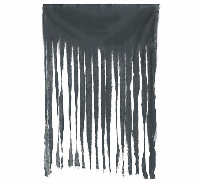 Szara kurtyna drzwiowa 2m