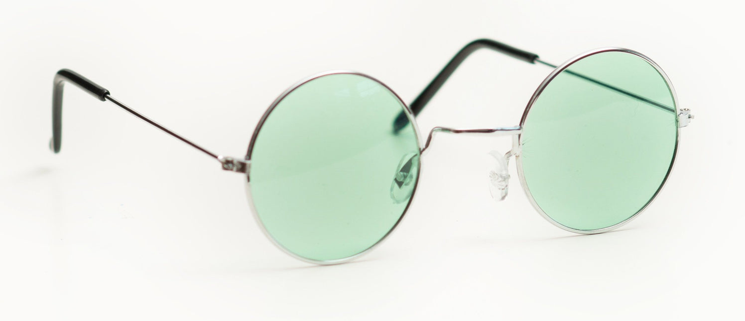 Okulary hipisowskie zielone