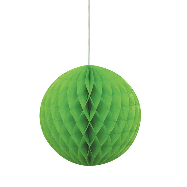 Honeycomb Bulb Lime Green 20cm