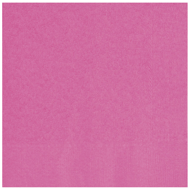 Różowe serwetki 2-warstwowe 33cm 50szt