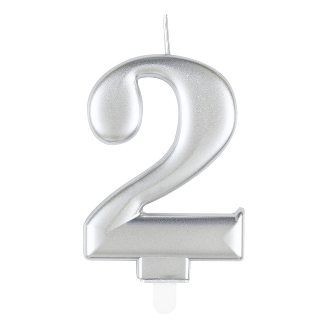 2-letnia srebrna świeca