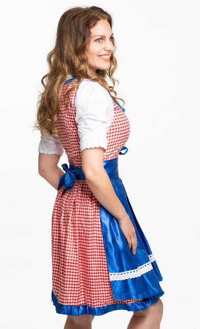 Sukienka Dirndl Oktoberfest Blue 3-częściowa